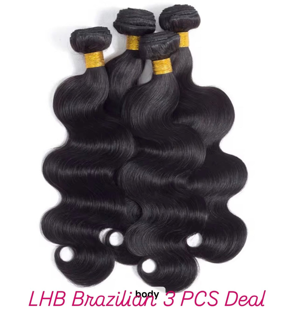 LHB Brazilian Body Wavy Human Hair