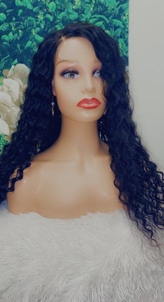 Natural Wavy Brazilian Human Remy Hair Lace Frontal Wigs
