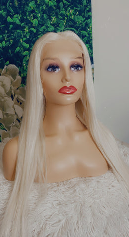 613 Straight  Brazilian Human Full Lace Wig